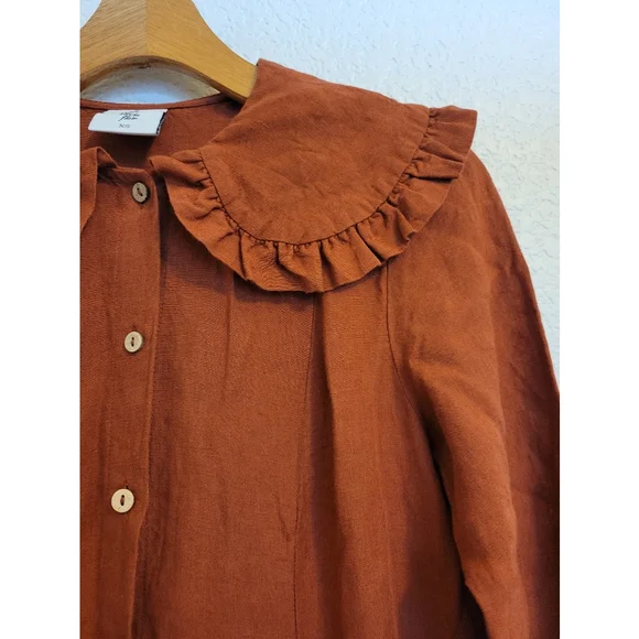 NWOT Son De Flor Size Xs Nicole Dress Linen Midi - Picture 16 of 16